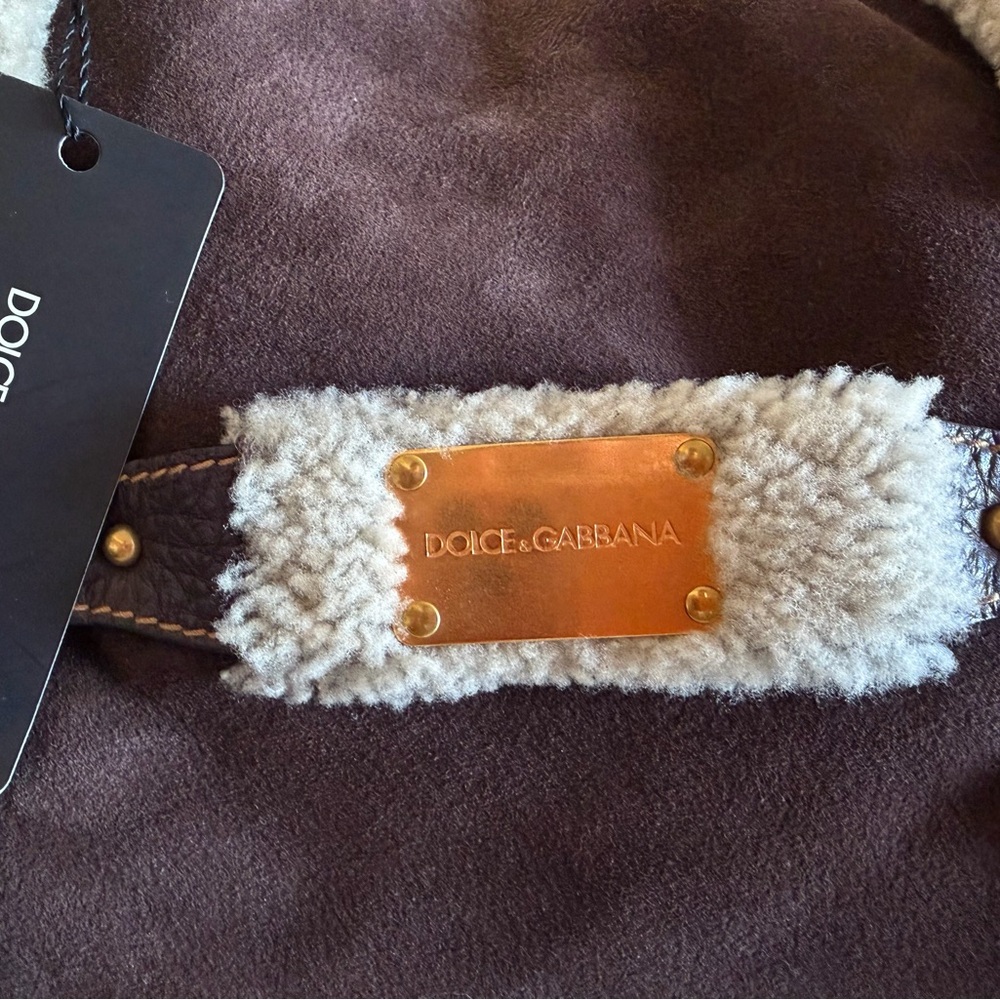 Dolce & Gabbana Shearling Bag - Picture 6 of 12